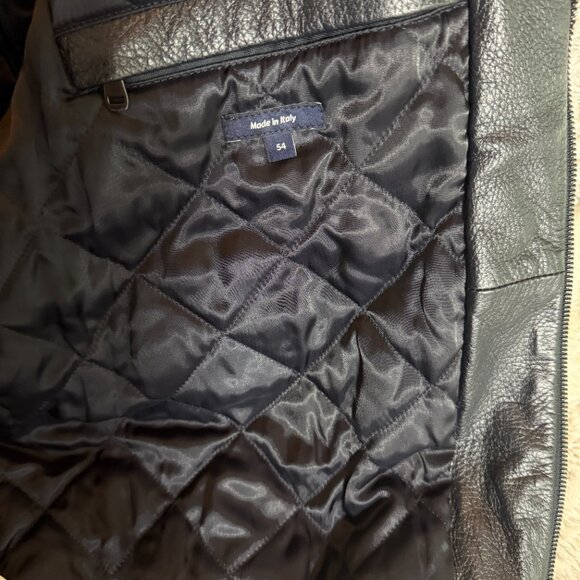 Façonnable Made in Italy Lambskin Leather Jacket • Size 54 (L/XL) • Fisam 98000 - Picture 5 of 8